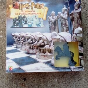 Harry Potter Wizard Chess Board Game - White and Black